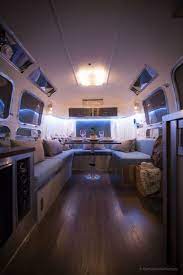 Excellent Picture Of Awesome Interior Lighting To Rv Travel Trailer Interior Design Ideas Home Decorating Inspiration Moercar Airstream Remodel Airstream Interior Airstream Trailers