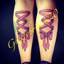 Corset Tattoo I Did On The Back Of Legs Bow Tattoo Corset Tattoo Tattoos