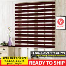Cheap blinds, shades & shutters, buy quality home & garden directly from china suppliers quality zebra blinds rollor blind curtain custom made blinds for living room free shipping enjoy ✓free. Ready Stock Curtain Zebra Blinds Langsir Zebra Trending Ready Stock