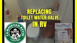 Travel trailer toilet water valve replacement. Replacing Water Valve In Rv Toilet Youtube