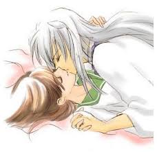 I don't own this music and video. Moroha On Twitter Gentle Kiss Inuyasha Kagome Kiss Anime Art Http T Co Elwxamgz