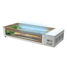 Small Commercial Desktop Glass-Free Refrigerated Freezer ...