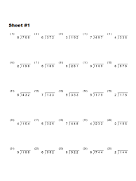 Boast division skills in your 5th graders with these super amazing division worksheets for grade 5 pdf. Long Division Template Pdf Template