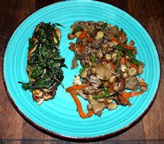 Butter Pan Seared Talapia Topped With Crisp Fried Dandelion Greens And Seasoned With Salt Pepper And Grou Stuffed Peppers Vegetarian Recipes Stuffed Mushrooms