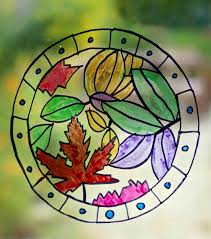 All the fall coloring pages at dltk's crafts for kids can be printed out in black and white to be colored or as images already colored so you can hang them up for instant fall decorations. This Fall Leaf Suncatcher Is Just What You Need To Brighten Up Your Day
