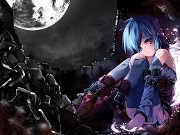 Anime gifs manga anime anime art anime wolf female anime anime demon hot anime otaku anime boy, crying, sad, blue hair, blue eyes, water; Sad Anime Wolf Wallpapers Wallpaper Cave