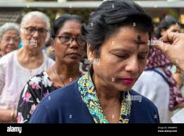 Ash wednesday service hi-res stock photography and images