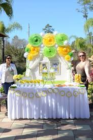 Cute centerpieces and decorations can really bring an ooohhhhh when people first show up, and the first impression is the most important right…so let's start there with our dollar. Kara S Party Ideas Lemonade Baby Shower Archives Kara S Party Ideas