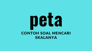 100.000 untuk menunjukkan jarak sebenarnya terhadap jarak di peta. Contoh Soal Mencari Berapa Skala Peta Solusi Matematika