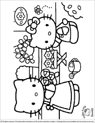 Learn about famous firsts in october with these free october printables. Hello Kitty Free Online Coloring Page Coloring Library