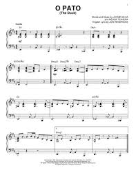 / baixar musica tony allysom :. O Pato The Duck Music Sheet Download Handwritten And Printable Music Sheet And Music Scores