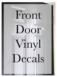 How To Make Front Door Decals Create And Babble Front Door Decal Vinyl Door Decal Diy Wall Decals