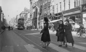 Fawcett Street In The Early 1950s Sunderland Vintage Travel Posters Street