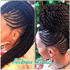 You can do a lot to a ponytail with a mohawk and never worry about overwhelming it. Protective Hairstyle Braid Twists Mohawk Braids Natural Hair Styles Braided Hairstyles Hair Styles