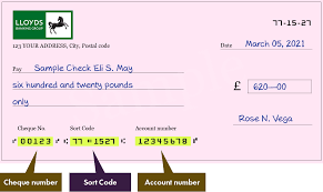 Lloyds bank is authorized by the prudential regulation authority Sort Code 771527 Of Lloyds Bank Plc In Chelmsford