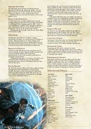 Spellblade Class By Ricodyn Spellblade Dnd Classes Dnd 5e