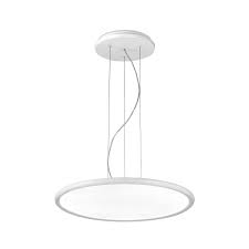 Dia 18cm ,h40 cm voltage: Net Contemporary Matte White Led Pendant Designer Lighting Uk