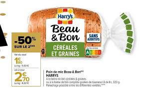 Offre Brioche Tranchee Maxi Format Harrys Chez Carrefour