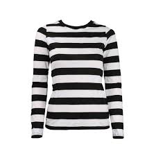 Black And White Striped Long Sleeve Shirt Womens Pin On Products