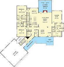 Plan 36079dk Craftsman With Angled Garage With Bonus Room Above Garage Floor Plans House Floor Plans House Plans