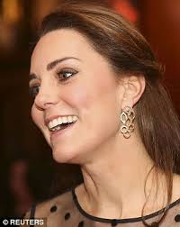 Pregnant Kate, Duchess of Cambridge welcomes guests to Kensington Palace