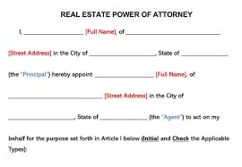 In the poa forms, the full names of the person assigning the poa, the principal and the person. Free Real Estate Power Of Attorney Forms By State Word Pdf