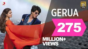 Gerua Shah Rukh Khan Kajol Dilwale Pritam Srk Kajol Official New Song Video 2015 Youtube Kajol Dilwale Bollywood Songs Bollywood Music Videos