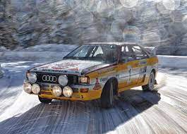 Quattro Power In Snow Unbeatable Follow Vintageaudi Follow Vintageaudi Audi Quattro Audi Rally Car
