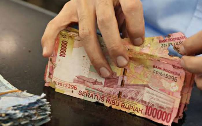 cara tukar uang kertas rusak ke bi