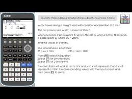 Pin By The Calculator Guide On Calculator And Math Technology In 2020 Simultaneous Equations Equations Solving