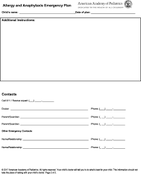 In the patient with known allergies, anaphylaxis may present as isolated hypotension. Guidance On Completing A Written Allergy And Anaphylaxis Emergency Plan American Academy Of Pediatrics