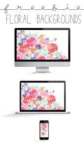Freebie Floral Desktop Iphone Tablet Backgrounds The Paper Curator Spring Desktop Wallpaper Ipad Wallpaper Watercolor Iphone Wallpaper