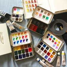 Watercolour Paints Art Art Materials Artist Aesthetic