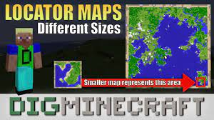 The map will draw the surround region while you move around up to 128 by 128 pixels. How To Craft Different Sizes Of Locator Maps In Minecraft Youtube