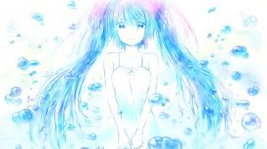 Seeking for free anime eyes png images? Wallpaper Drawing Illustration Long Hair Anime Girls Blue Hair Blue Eyes Looking At Viewer Dress Sketch Fictional Character 1920x1080 Microcosmos 48351 Hd Wallpapers Wallhere