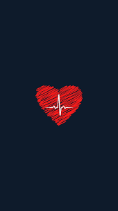 Aesthetics text, background, text, aesthetics png. Heart Lifeline Black Background Classic Dark Aesthetic Dreamy Heart Beat Hd Mobile Wallpaper Peakpx