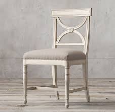 18th C Gustavian X Back Fabric Side Chair Fabric Dining Chairs Dining Chairs Scandinavian Dining Chairs