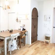 リビング ドライフラワー スリーコインズ ダイニングテーブル チェア リメイク などのインテリア実例 2015 03 13 23 09 37 roomclip ルームクリップ インテリア リビング 自宅で