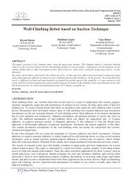 The other section of the wall is fixed and set for easier climbs. Pdf Wall Climbing Robot Based On Suction Technique
