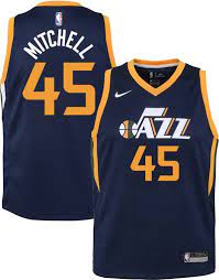 The blue and purple concepts are in my other comment and i tried these colors bc i was experimenting with. Nike Youth Utah Jazz Donovan Mitchell 45 Navy Dri Fit Swingman Jersey Dick S Sporting Goods