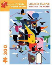 We are, quite simply, mad about puzzles! Charley Harper Wings Of The World Jigsaw Puzzle Charley Harper Illustrator 9780764959493 Blackwell S