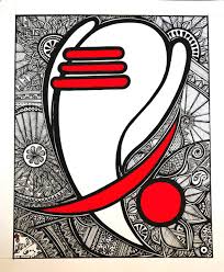 Artistic Ganpati Photo Black And White Ganesha 2 The Hindu Elephant God Etsy Mandala Design Art Madhubani Art Mandala Art Lesson