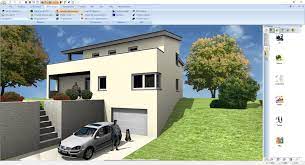 Design in 2d and 3d or both simultaneously; Ashampoo Home Design 5 2d 3d Hausplaner Software
