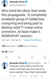 Amanda Cerny on twitter : rindia