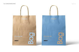 Natural Kraft Shopping Bag 3 Mockup In 2020 Bags Bag Mockup Business Card Design