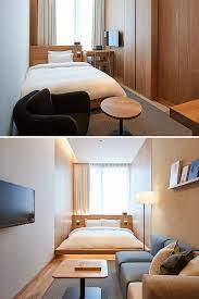 Simple Sustainable Design Makes This Tokyo Hotel A Minimalist S Dream Come True Hotel Interiors Small Hotel Room Hotel Room Interior