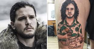 Game Of Thrones tattoo introduces Jon Snow's secret brother 'Jon Sand'