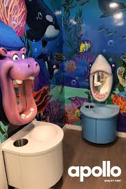 Toothbrushing Station At Happy Kids Dental Clinic In Chelsea London Dental Fit Out By Apollo Interiors Lugares Para Criancas Brinquedotecas Buffet Infantil