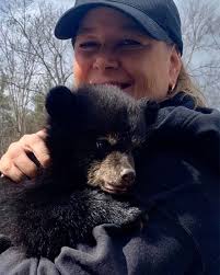 A friendly reminder that hungry bears, like this cute black bear cub, are  starting to emerge from their dens. Wildlife officials are now asking  people to take down their bird feeders and