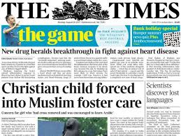 Before sharing sensitive information, make sure you're on a federal government site. Times Uses Front Page For Ipso Ruling That Paper S Article Distorted Facts On Christian Girl In Muslim Foster Care Press Gazette